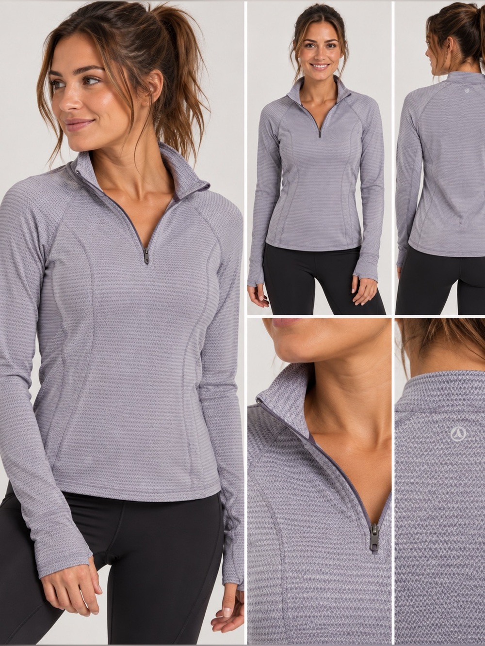 Avalanche Women's Lavender Quarter-Zip Sweatshirt